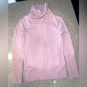 Lululemon High Lines Pullover cowl neck sweatshirt, Heather Vintage Mauve, 2